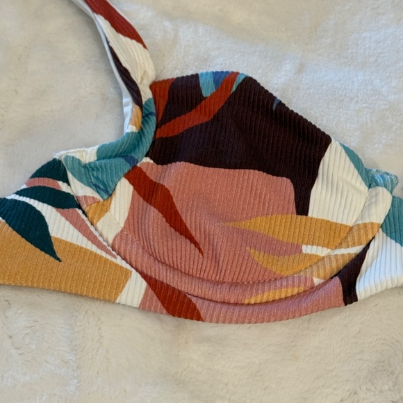 New! SET Vitamin A Demi Luciana bikini Cypress Tropical Print 31355 - Picture 7 of 12